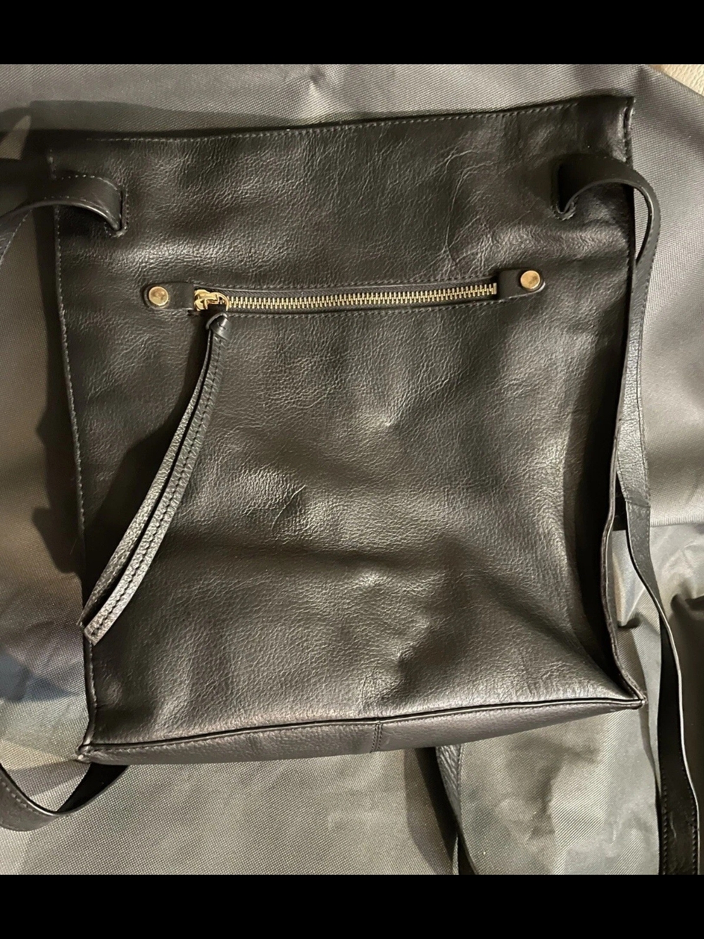 KOOBA FAIRFIELD Black Leather Convertible Backpack - Picture 5 of 16